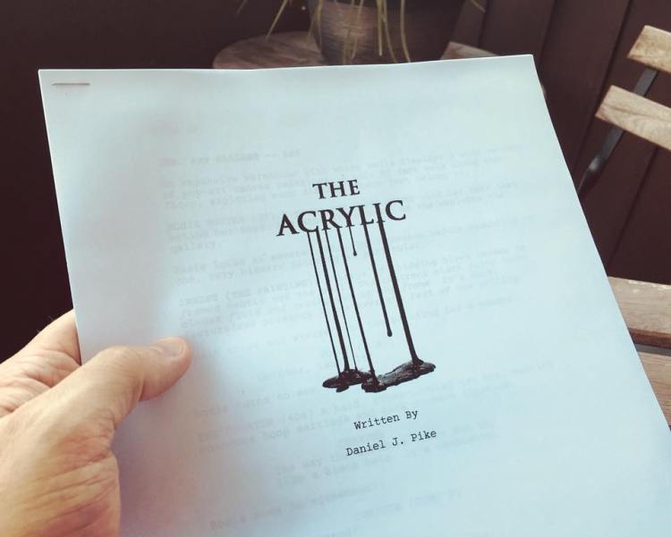 acrylic script page